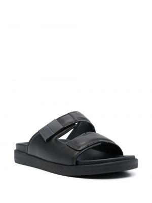 Leder sandale Calvin Klein schwarz