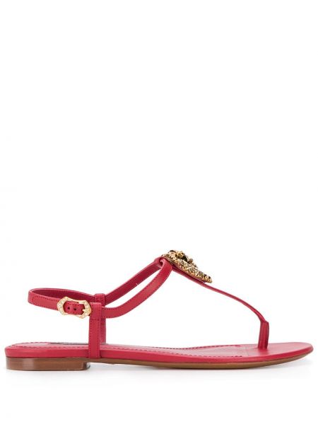 Sandales Dolce & Gabbana rouge
