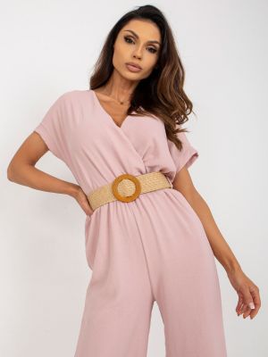 Ολόσωμη φόρμα Fashionhunters ροζ