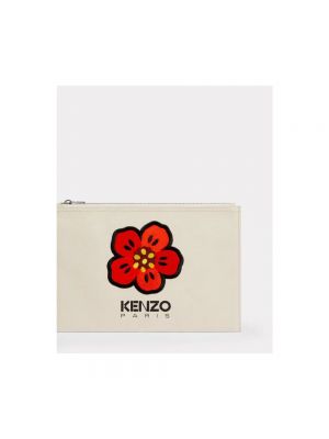 Bolso clutch Kenzo beige
