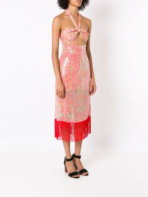 Midi šaty s potiskem s paisley potiskem Olympiah