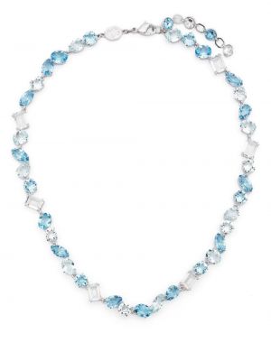 Krištáľový náhrdelník Swarovski modrá