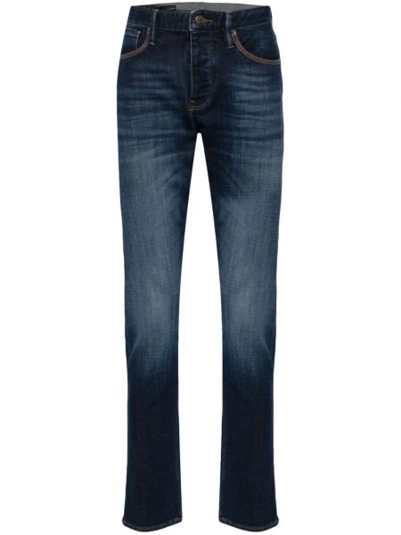 Skinny jeans Emporio Armani blå