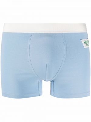 Bomull boksershorts Moschino blå