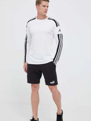Majica z dolgimi rokavi z dolgimi rokavi Adidas Performance bela