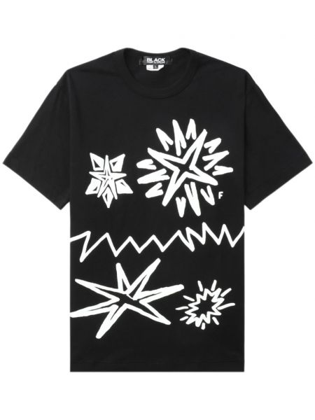 T-shirt à imprimé avec manches courtes Black Comme Des Garçons noir