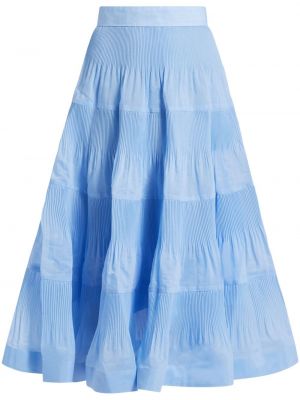 Spódnica midi plisowana Zimmermann niebieska