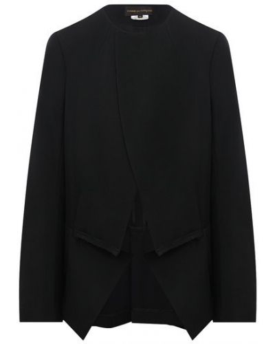 Шерстяной пиджак Comme Des Garçons, черный