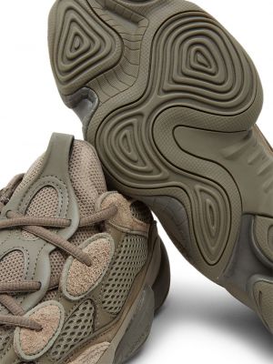 Sneakersy Adidas Yeezy brązowe