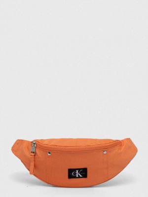 Поясная сумка Calvin Klein Jeans оранжевая