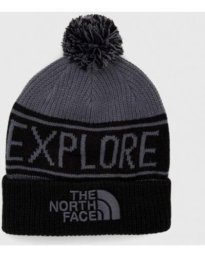 Czarna dzianinowa czapka The North Face
