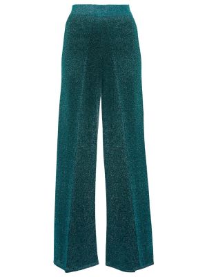 Широкі брюки на шпильці Missoni, зелені