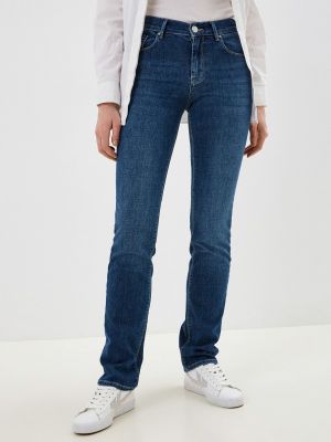 Синие прямые джинсы Whitney