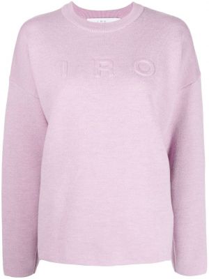 Rund hals sweatshirt Iro lilla