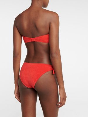 Bikini din bumbac Zimmermann roșu