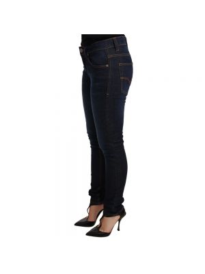 Vaqueros skinny de cintura baja Versace Jeans Couture azul