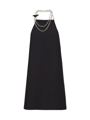 Платье мини Prada черное
