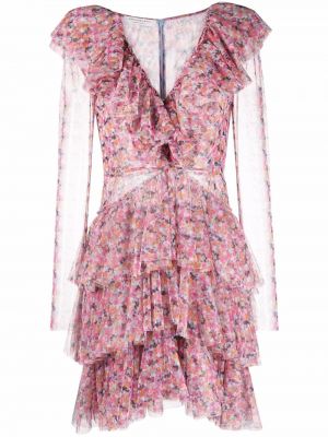 Ruffle dress Philosophy Di Lorenzo Serafini rosa