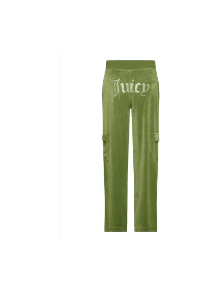 Proste spodnie Juicy Couture zielone
