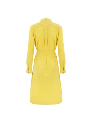 Sukienka koszulowa Ralph Lauren żółta