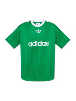 Chemise à rayures Adidas vert