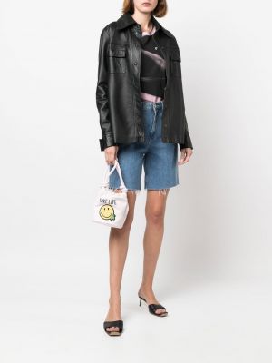 Shopper handtasche mit applikationen Dsquared2 pink