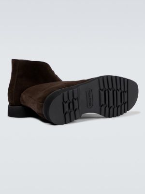 Semišové púštne členkové topánky Tom Ford hnedá