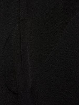 Mini vestido de tela jersey de tul Nensi Dojaka negro