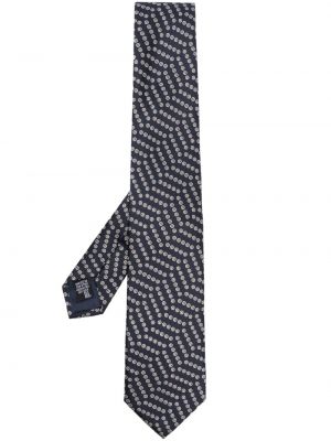 Seiden krawatte mit print Giorgio Armani