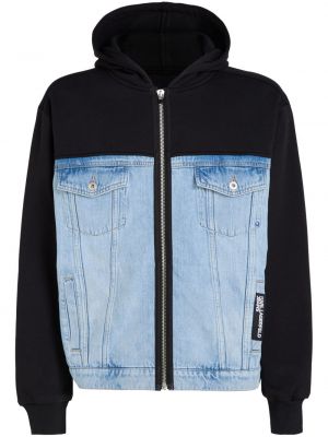 Džínová bunda s kapucí Karl Lagerfeld Jeans