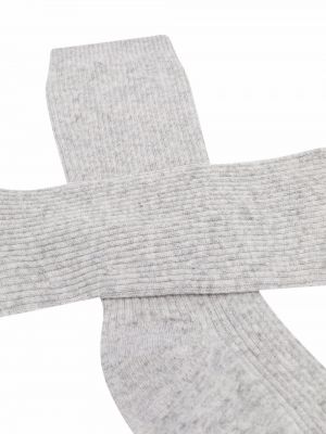 Calcetines de punto Fabiana Filippi gris