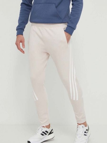 Тканевые брюки Adidas розовые