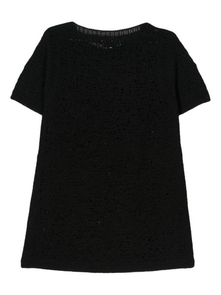 Dzianinowa sukienka mini Semicouture czarna