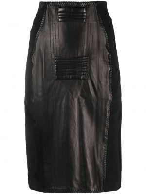Kožna suknja Jean Paul Gaultier Pre-owned