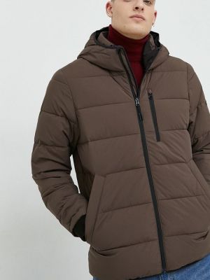 Утепленная куртка Abercrombie & Fitch коричневая