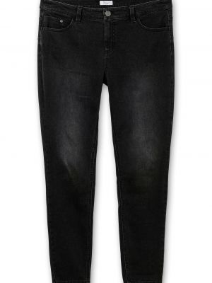 Jeans skinny Sheego noir