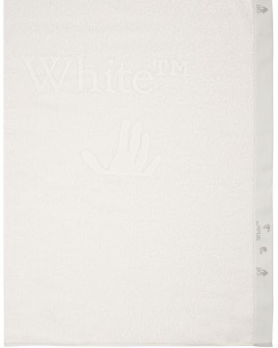Albornoz de algodón Off-white blanco