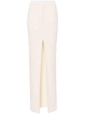 Pletené dlouhá sukně Aya Muse bílé