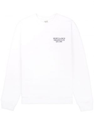 Sweatshirt Sporty & Rich vit