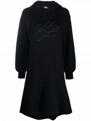 Платье с капюшоном Karl Lagerfeld, черный