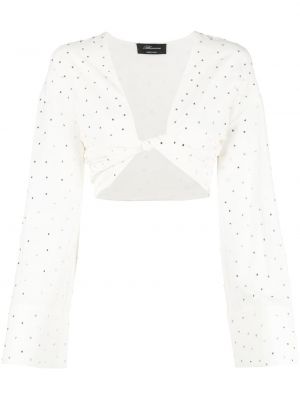 Kort blus Blumarine vit