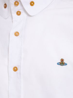 Camisa de algodón Vivienne Westwood blanco
