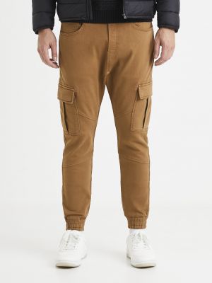 Спортивні штани Celio коричневі