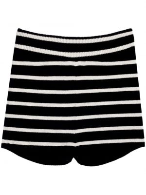 Shorts à rayures en tricot Ami Paris