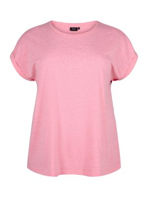 Меланж тениска Zizzi розово