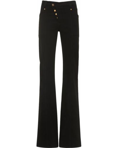 Voľné bavlnené džínsy Tom Ford čierna
