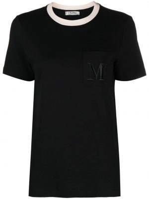 Bavlnené tričko s výšivkou 's Max Mara