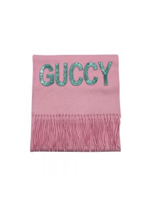 Bufanda de seda Gucci Vintage rosa