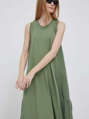 Ленена рокля Deha зелено