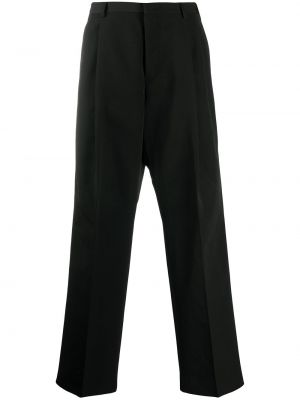 Pantalones con bordado Valentino negro